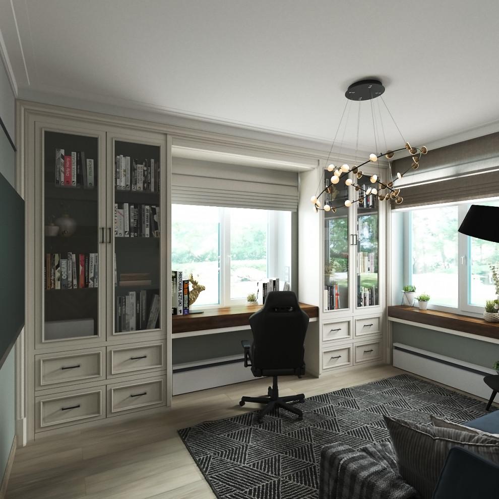 Двухэтажный дом с мансардным этажом