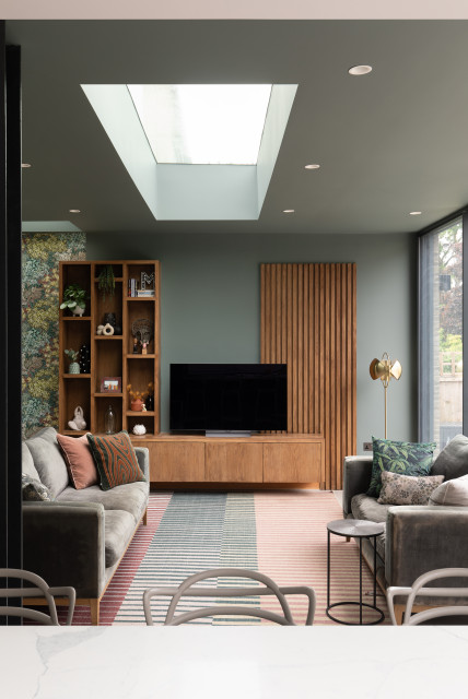 The Avenue, Muswell Hill contemporary-vardagsrum
