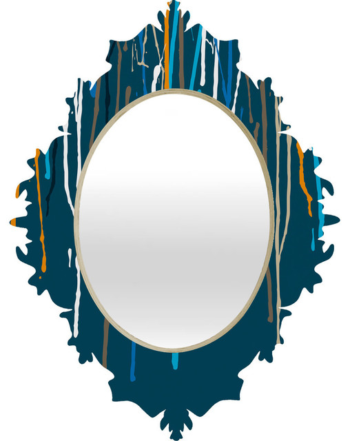 Geronimo Studio Blue Drips Baroque Mirror