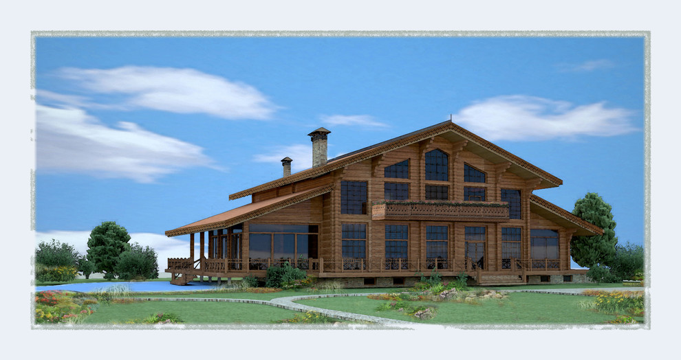 Баня из клееного бруса в Подмосковье