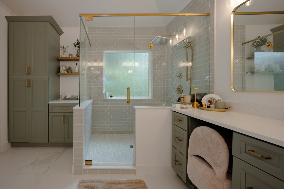 Luxury Master Bathroom & Custom Walk-In Closet Woodstock