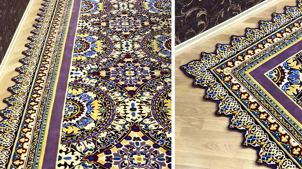 Ковер в кабинет в восточном стиле