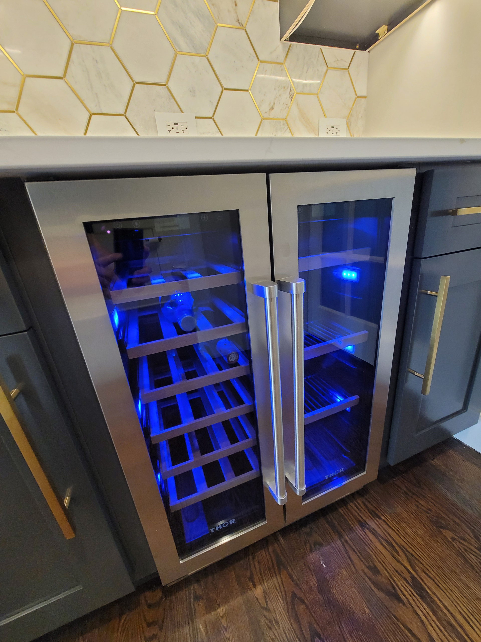 Custom Kitchen with Built-ins and Butler's Pantry