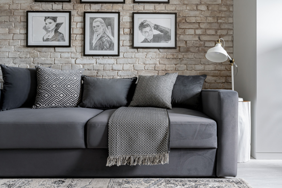 Уютная графичность. Квартира - отдых для семьи врачей