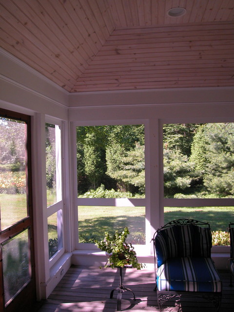 Screened Porch Interior traditional-verandah