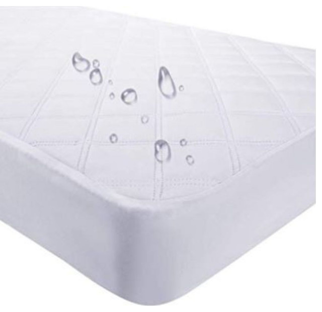 9" Waterproof Bamboo Terry Crib Mattress Pad Liner Mattress Cover Only