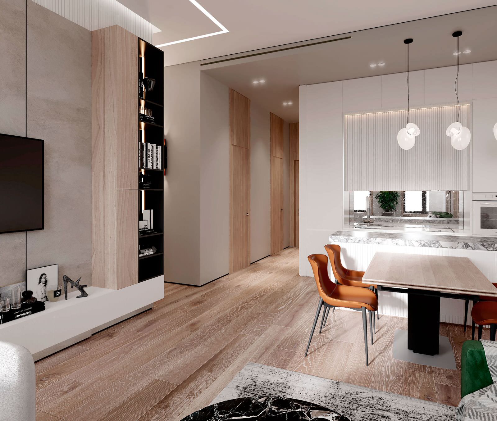 Интерьер квартиры в ЖК "Вест Гарден"