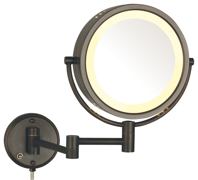 modern lighted makeup mirror