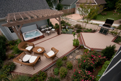 Smaller Deck With Landscaping