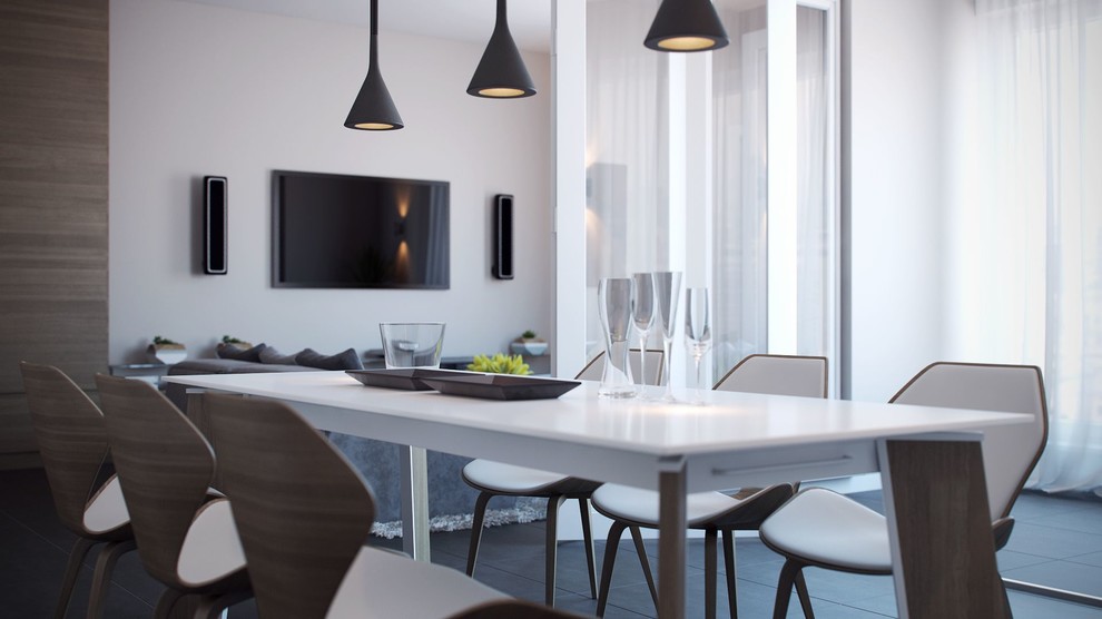 Дизайн интерьера квартиры "Простая геометрия"