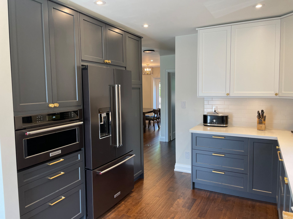 IKEA Kitchen with Custom Doors by Allstyle retrofit - Transitional ...