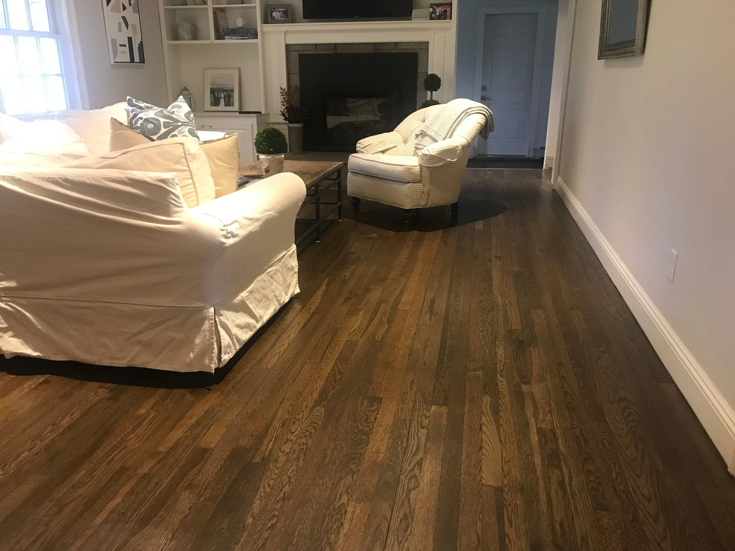 Oak - Stained and Finished