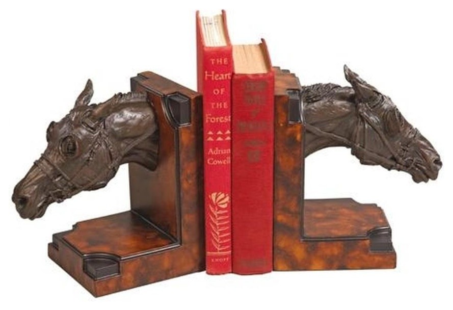 Bookends Bookend EQUESTRIAN Lodge Thoroughbred Racehorse by Belden