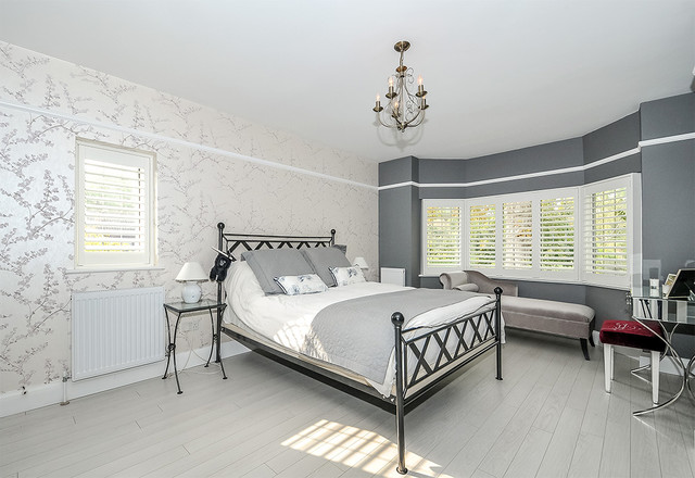 Boudoir Transitional Bedroom London By Red Orchid
