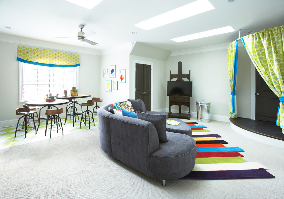 Photo of a contemporary kids' room in Other.