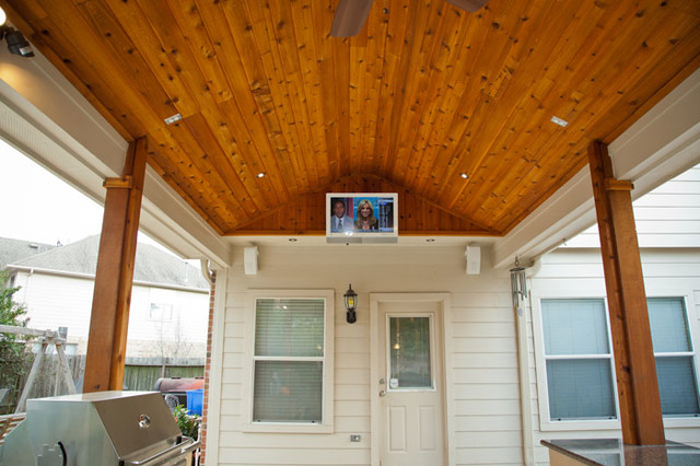 Outdoor Kitchen And Patio Cover In Katy Tx Traditional