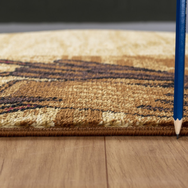 Yellowstone Rugs Yellowstone YLS4011 Beige 7 ft. 10 in. x 10 ft. 3 in. Southwest Area ...