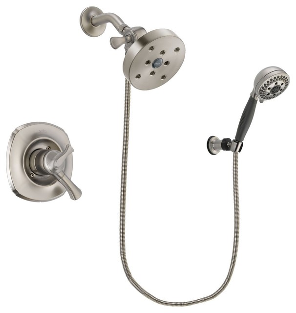Delta Addison Stainless Steel Finish Shower Faucet System W Hand