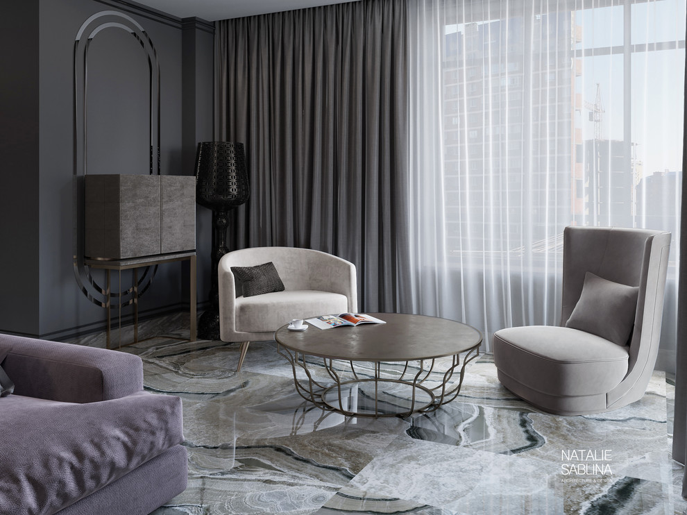 Квартира г. Краснодар "Lilac Grey"