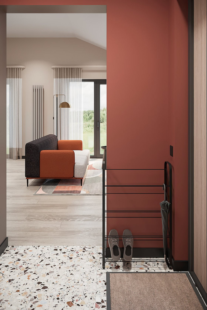 Дизайн интерьера дом 71 м² фьюжн Ольховка Кантри Клаб