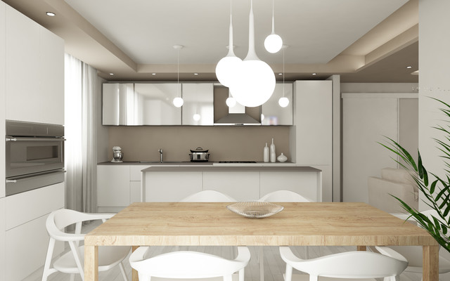 INTERIOR DESIGN - open space ma non troppo modern-kitchen