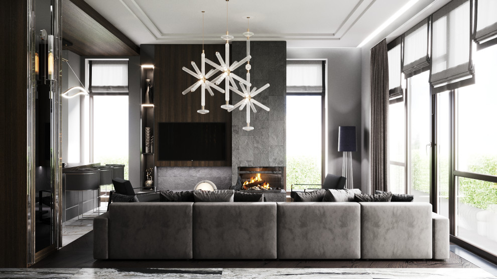 Интерьеры таунхауса жк "Футуро  парк"