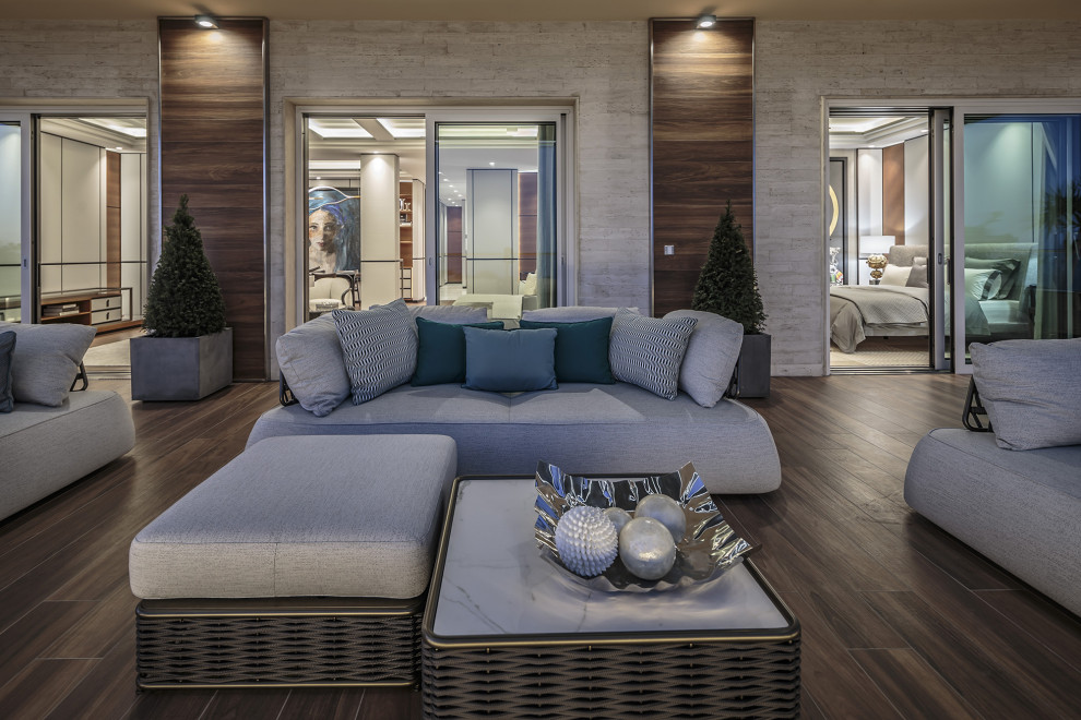 Interior design of a penthouse in Monte-Carlo