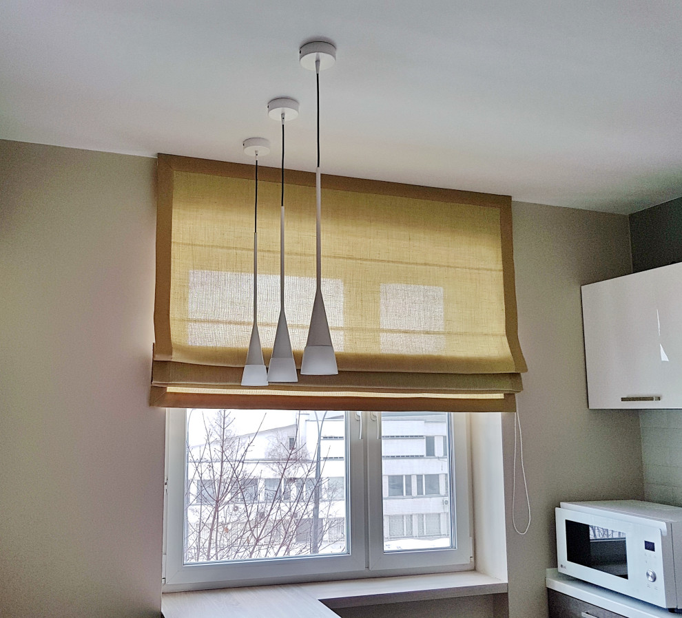 Римские шторы в разных проектах