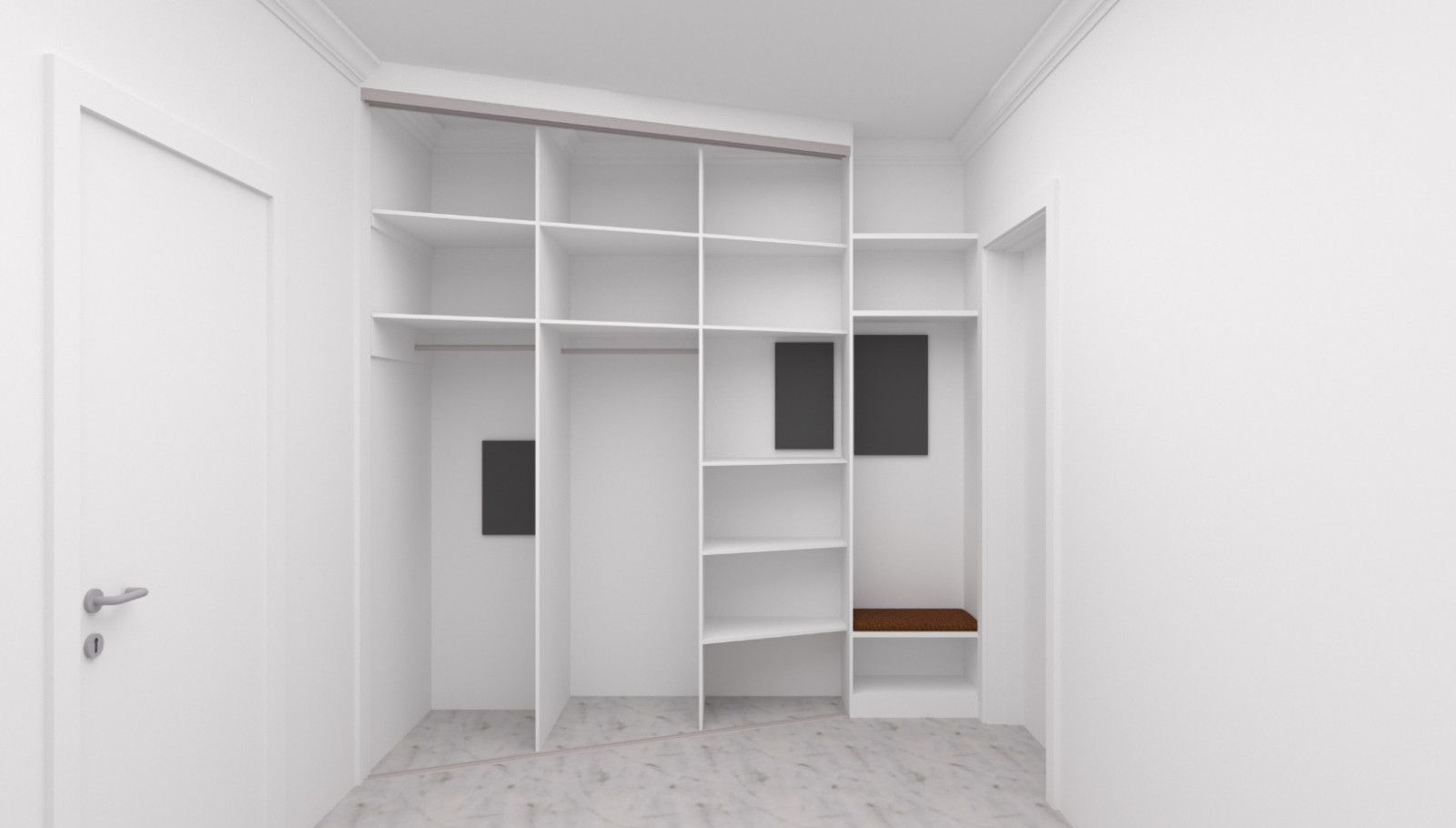 Шкаф-купе коридор Визуализация