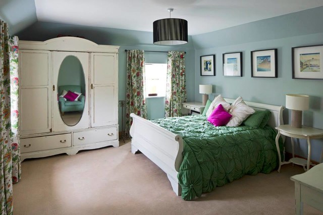 Whole house redesign - Skelton eclectic-bedroom