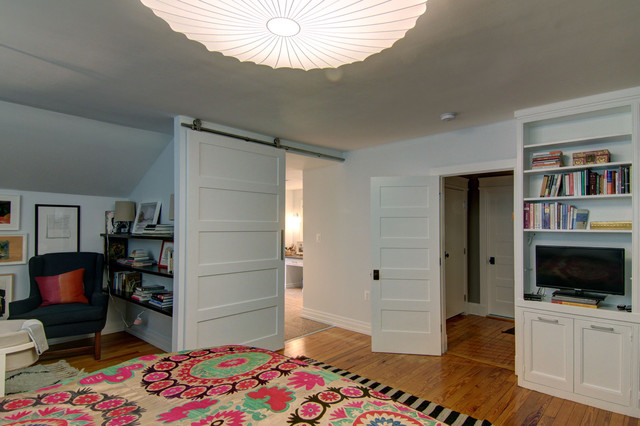 Lowell Street eklektisch-schlafzimmer