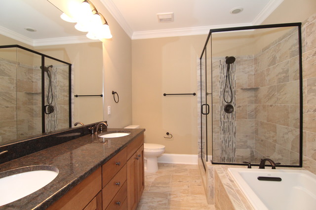 Small Master Bathroom Ideas Craftsman Bathroom Raleigh