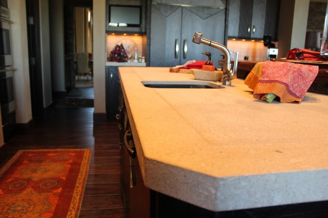 Scottsdale Kitchen Limestone Countertops Transitional Kitchen