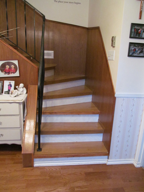 Need Help Updating Staircase Wood Panelling Dilemma Leave As Is Need Help Updating Staircase Wood Panelling Dilemma Leave As Is Or
