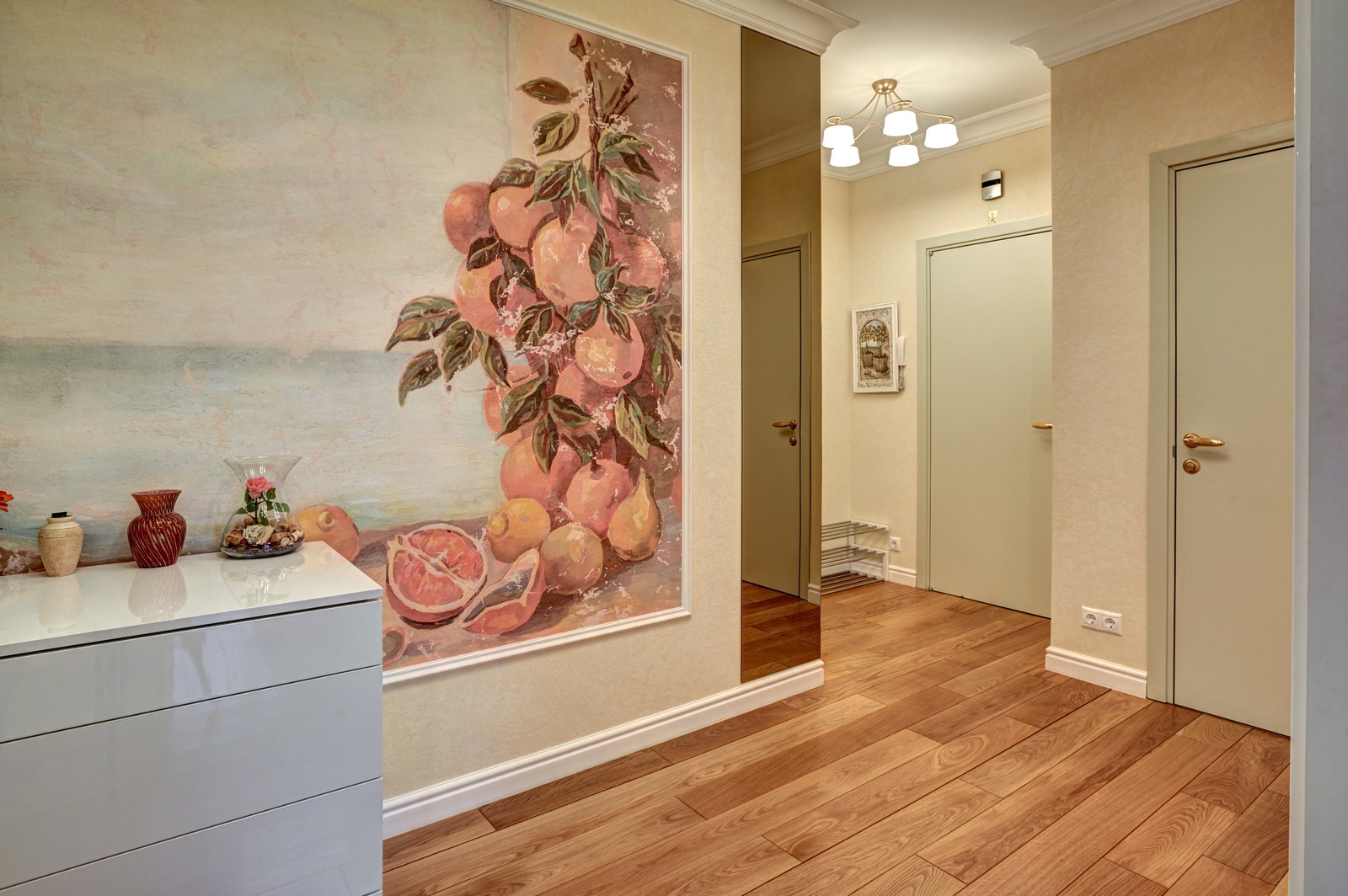 Реализованный яркий Дизайн-Проект 4х комнатной квартиры