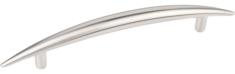 Elements - 128mm Verona Curved Cabinet Pull - Satin Nickel