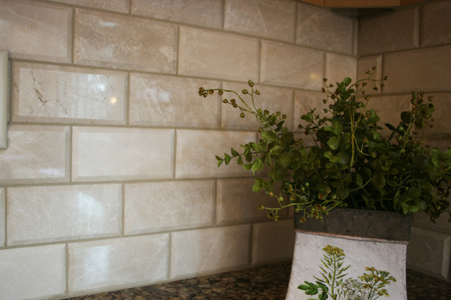 Backsplash modern-kueche