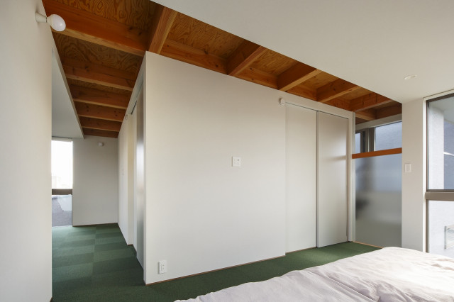 不即不離な家 schlafzimmer