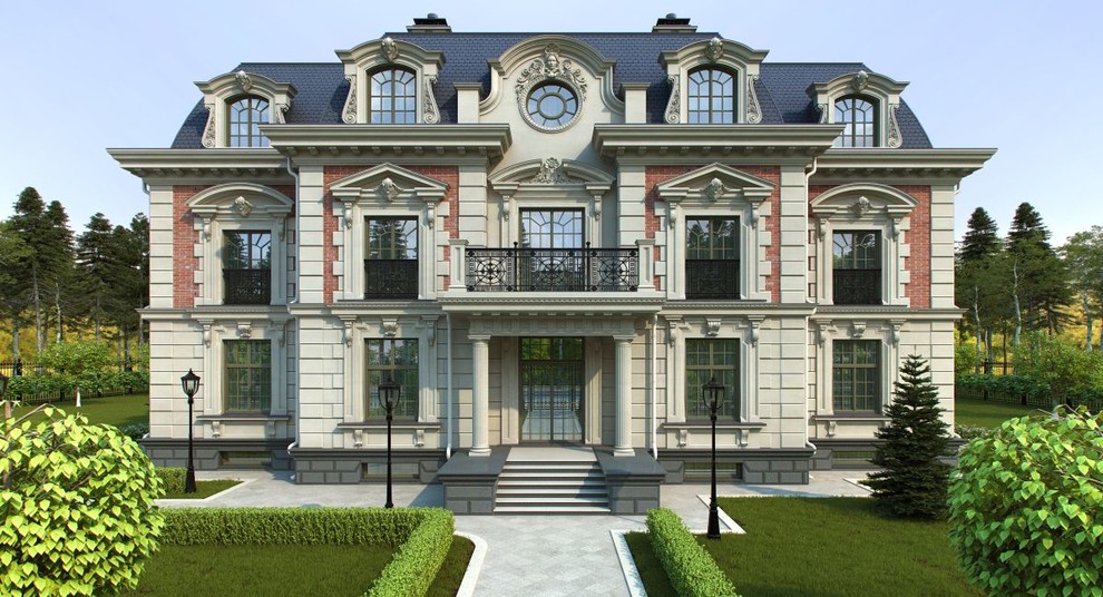 Фасад дома в английском стиле