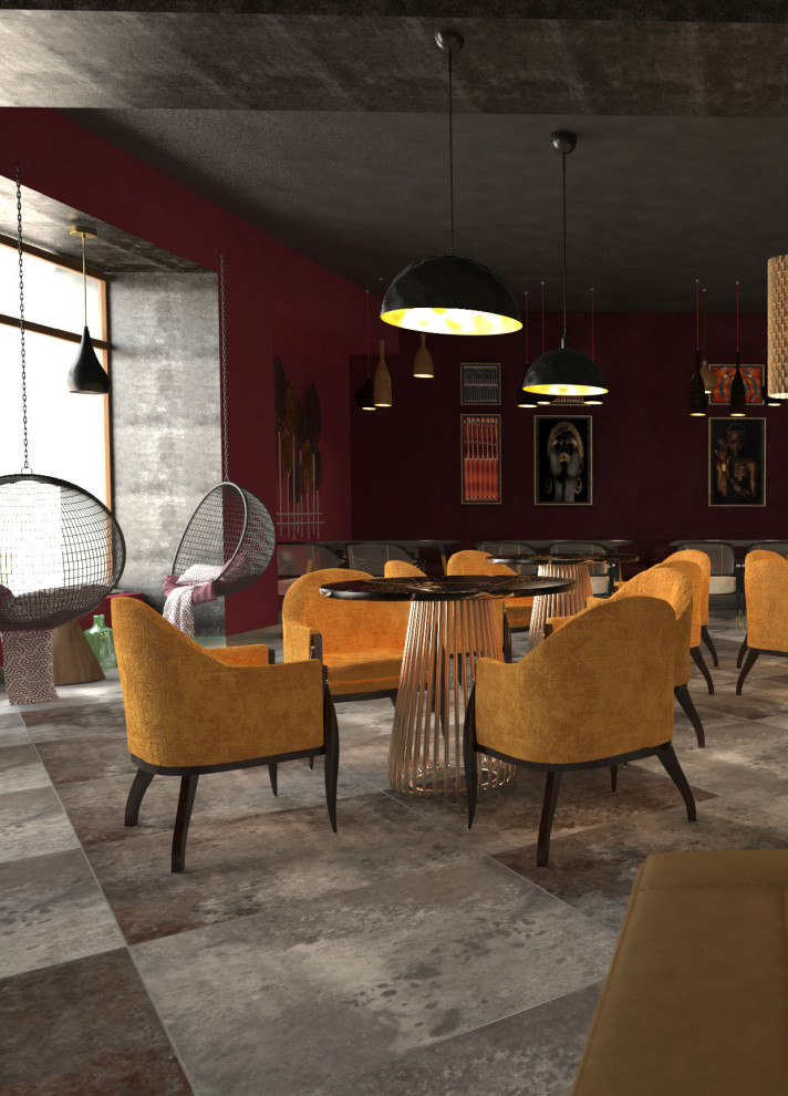 Проект кафе "Вечер в Саванне"