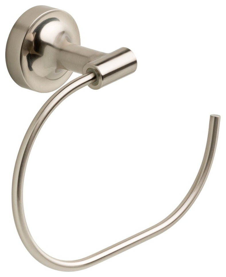 Franklin Brass VOI46 Voisin 6-15/16" Wall Mounted Towel Ring - Brushed Nickel