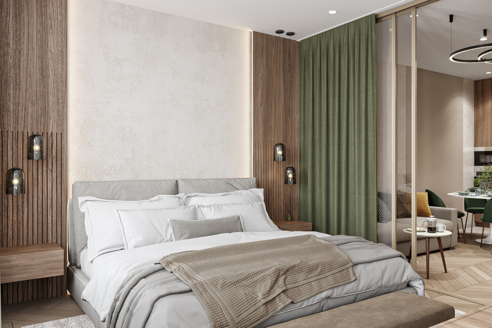 Квартира 72 кв.м. в современном стиле в Квартал 38А.