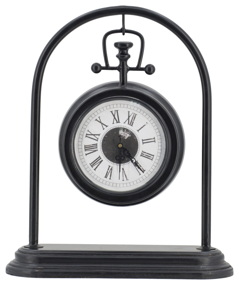 Hanging Arch Clock Traditional Desk And Mantel Clocks by R16 HOME