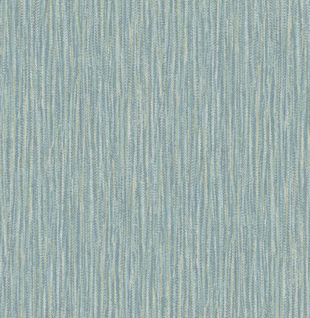 Raffia Aqua Faux Grasscloth Wallpaper Sample Contemporary Wallpaper