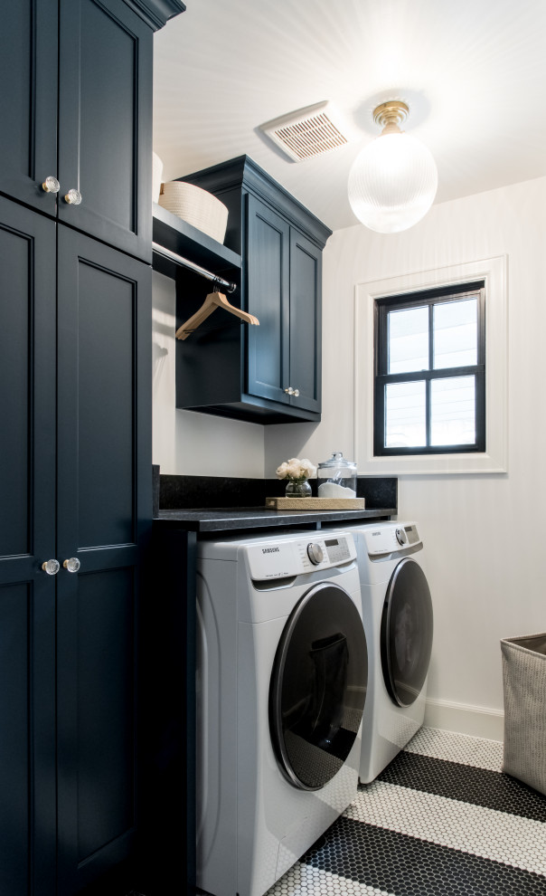 Inspiration for a laundry room remodel in Austin