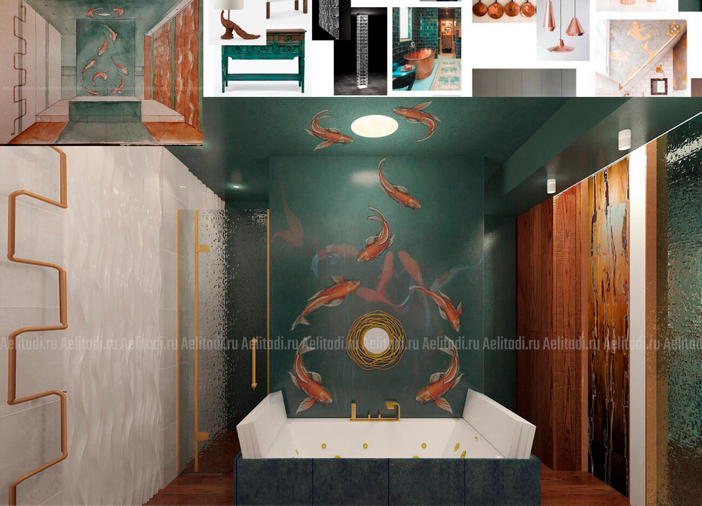 in a quiet pond /в тихом омуте