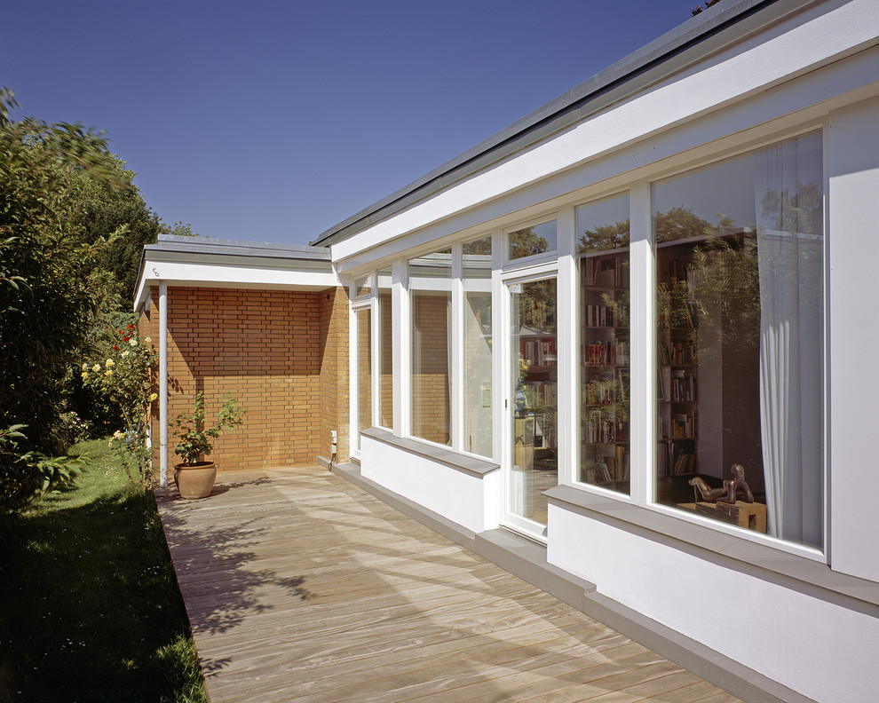 Mittelgroße Moderne Terrasse in Hannover