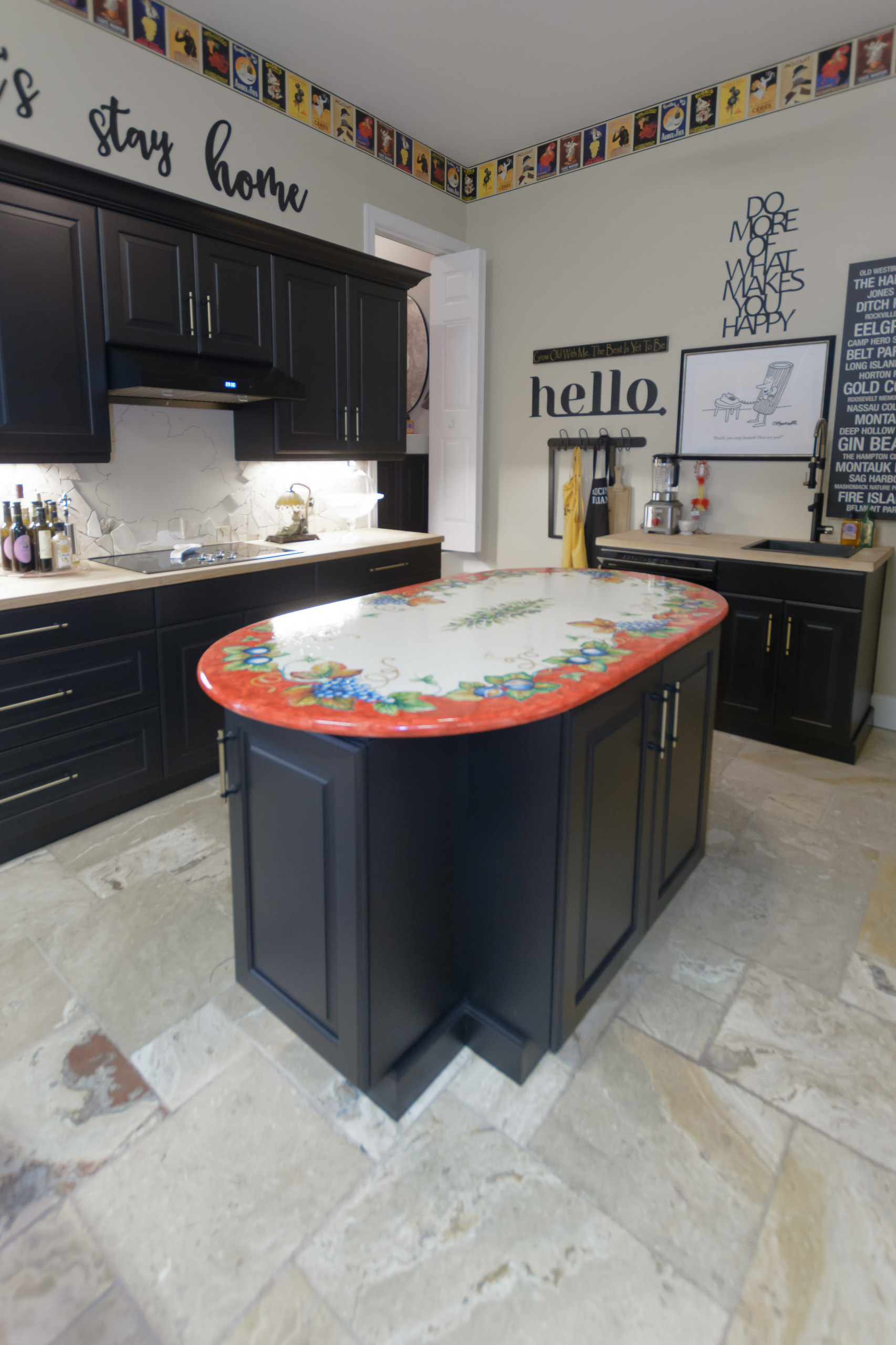 Wachesaw Italy inspired garage kitchen