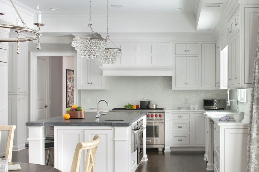 Mountain style kitchen photo in New York