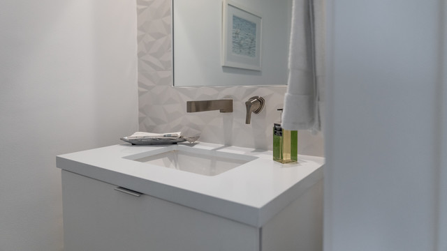 Delray Beach Townhouse contemporary-cloakroom